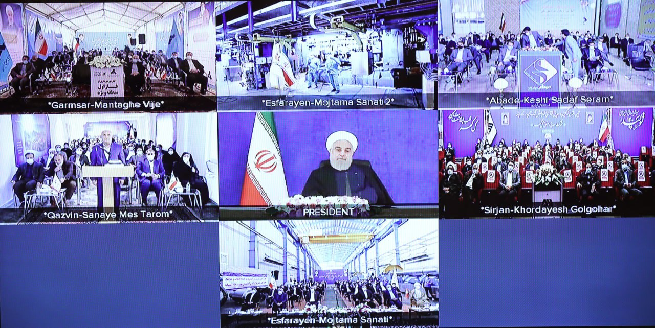 بهره &zwnj;برداری رسمی از ۵ طرح ملی وزارت صمت با فرمان رئیس جمهور آغاز شد افتتاح واحد "خردایش 2" گل گهر