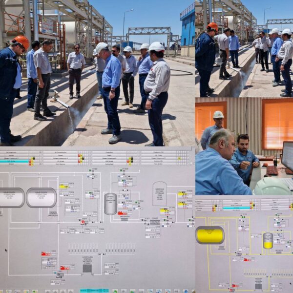 ‎Successful implementation of launching& performance testing (PGT) of the oxygen plant of Ghaenat Steel Complex