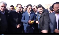 گزارش خبرنگار صدا و سیمای خراسان رضوی از سفر غریب پور رییس هیات عامل ایمیدرو به سنگان - 19دی97