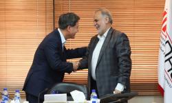 ديدار مدير عامل DAELIM Corporation كره جنوبي با رييس هيات عامل ايميدرو  95/03/09