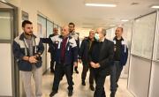 بازديد رئيس هيات عامل ايميدرو از مركز تحقيقات فرآوري مواد معدني ايران