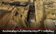 پيشرفت 30 درصدي انتقال آب درياي عمان به زاهدان